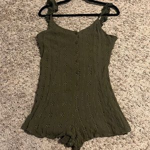 Olive Green romper